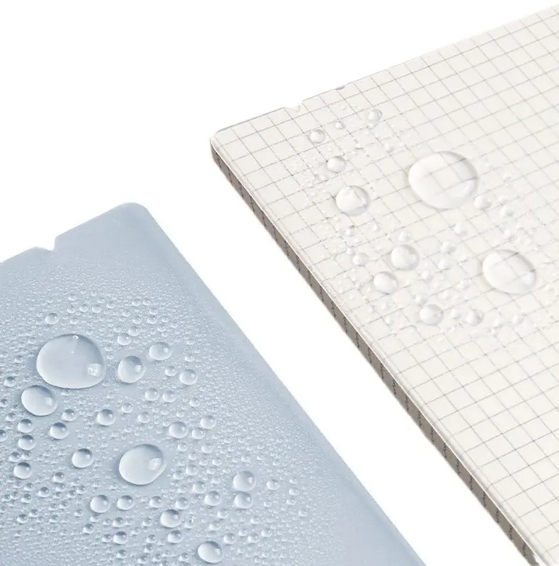 Frosted PP Plastic Cover on a Student Spiral Notebook